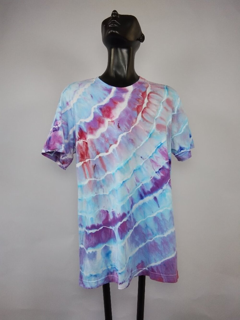 Medium Unisex Bella-Canvas 3001C “Geode” Ice Dyed T-Shirt
